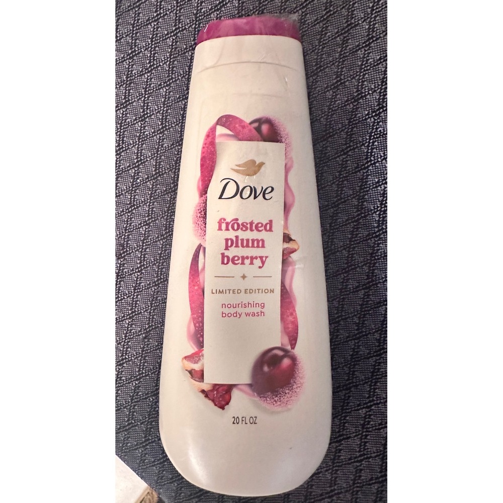 Dove Frosted Plum Berry Limited Edition Holiday Treats Body Wash 20‎ fl oz NEW